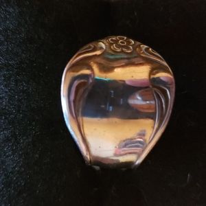 Vintage, Silver, Spoon Ring, Size 7.25
